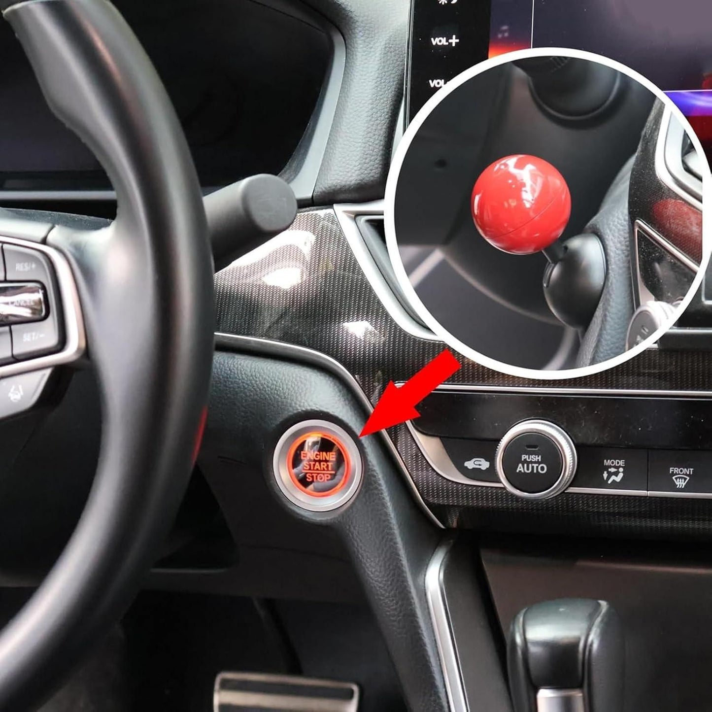 Car Push Start Button Cover | Standard Size