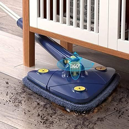 Blue Squeezing Triangle Cleaning Mop - For House